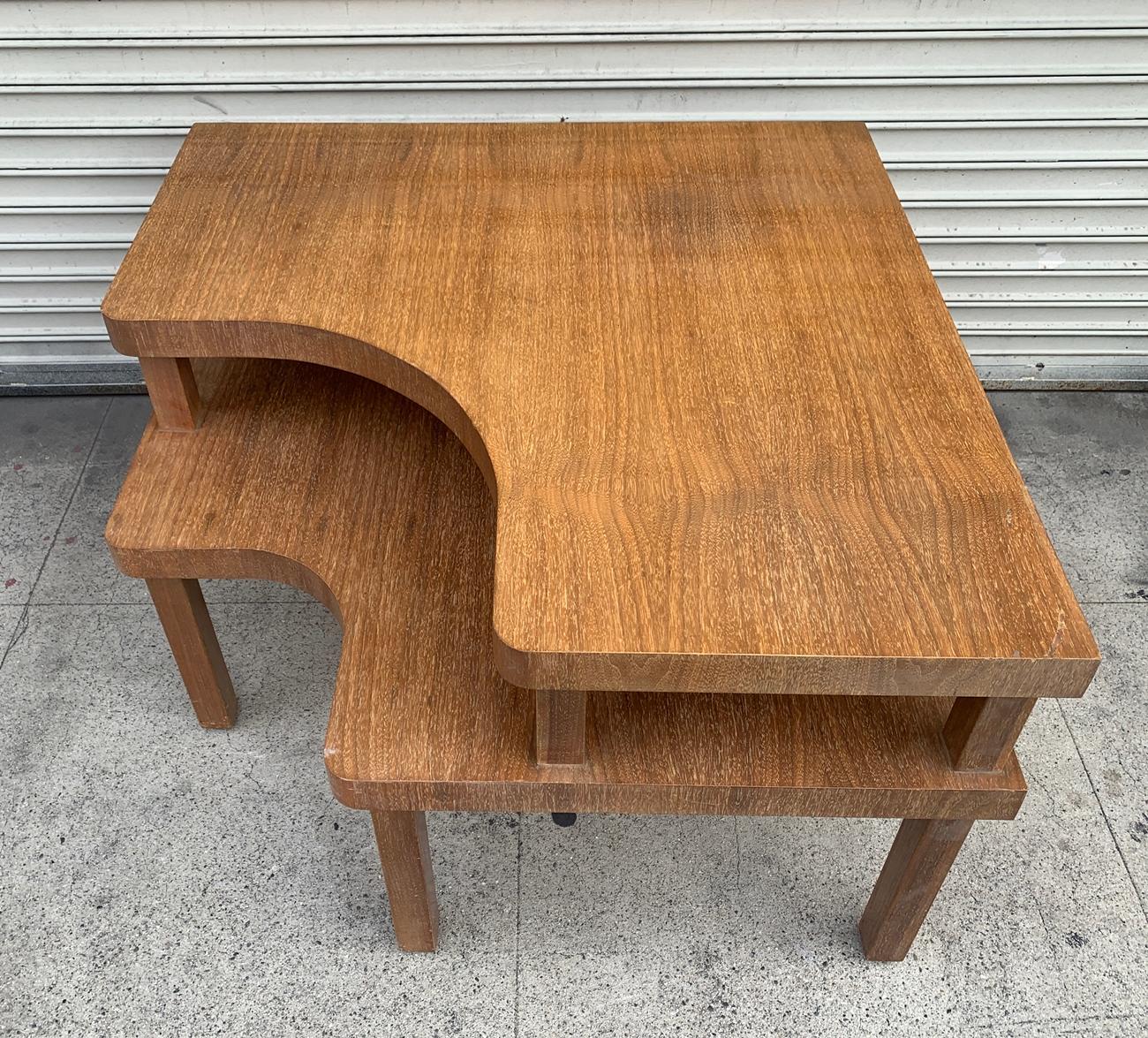 Late 20th Century Vintage Limed Oak Coffee Table by Richard Clark