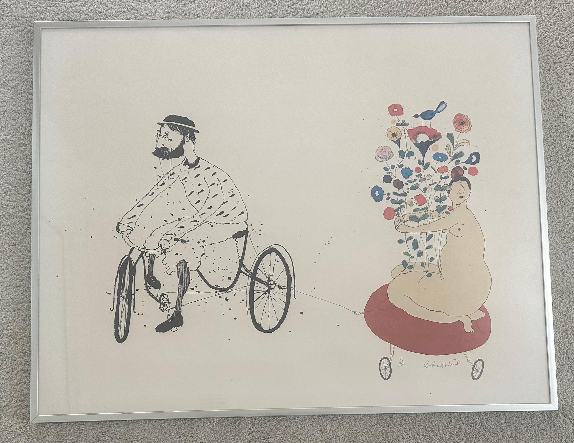 Vintage Limited Edition Lithograph by Robert Weil For Sale 1