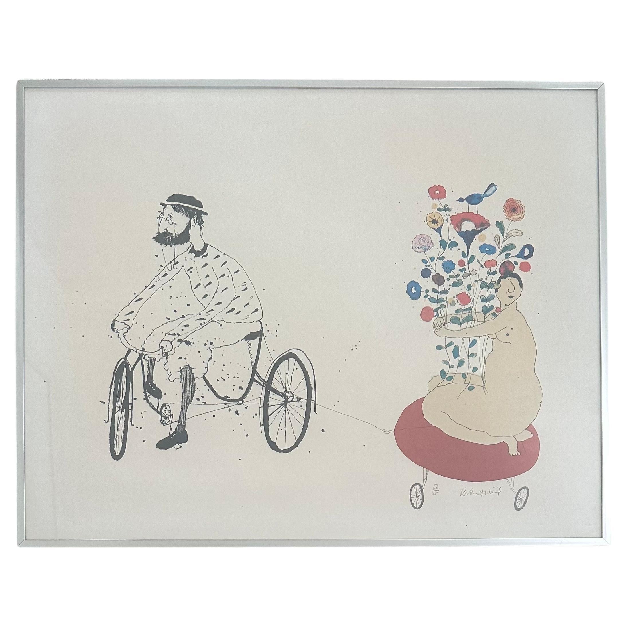 Vintage Limited Edition Lithograph by Robert Weil For Sale 3