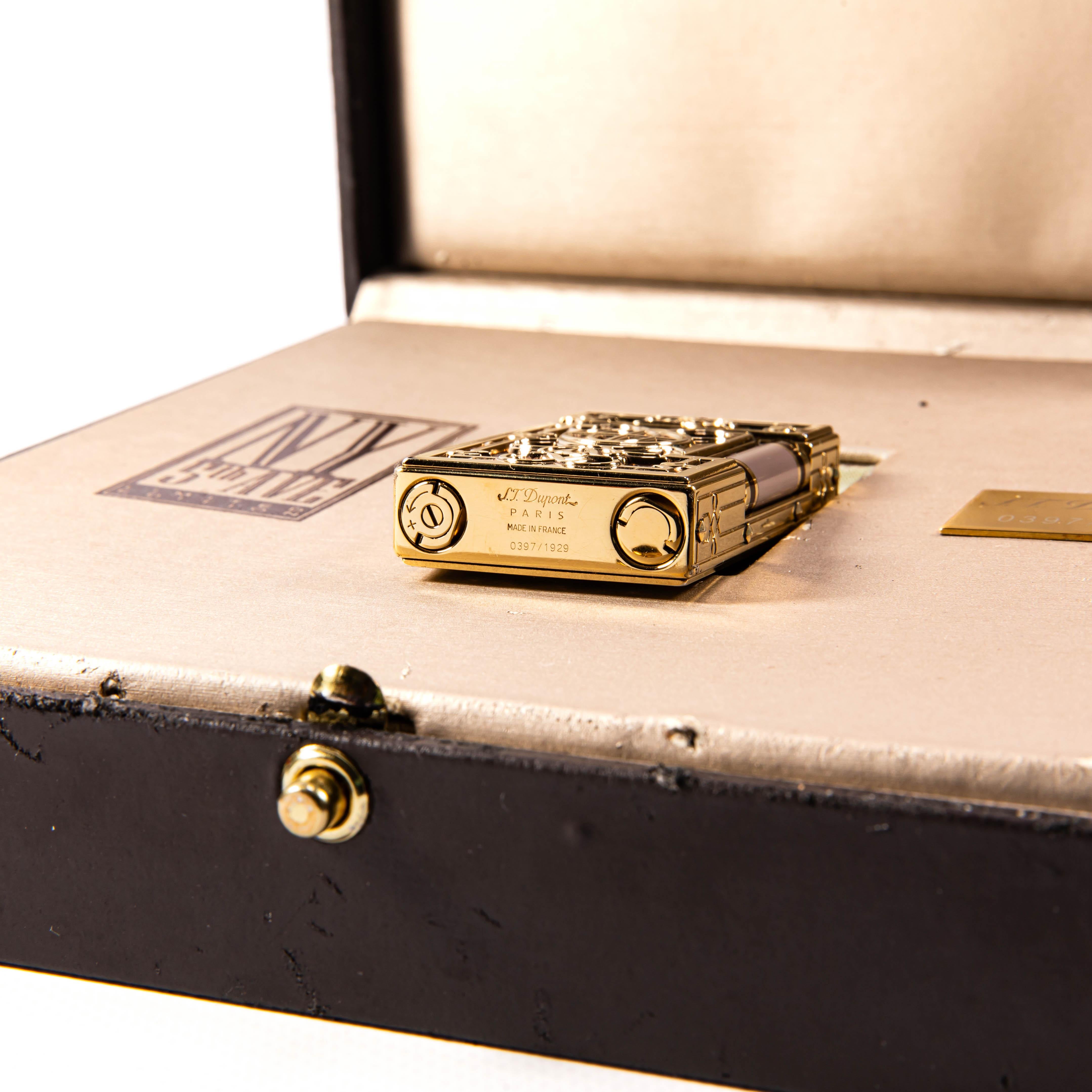 Vintage Limited Edition S.T. DUPONT Ligne 2 Regular Lights New York 5th Avenue en vente 6
