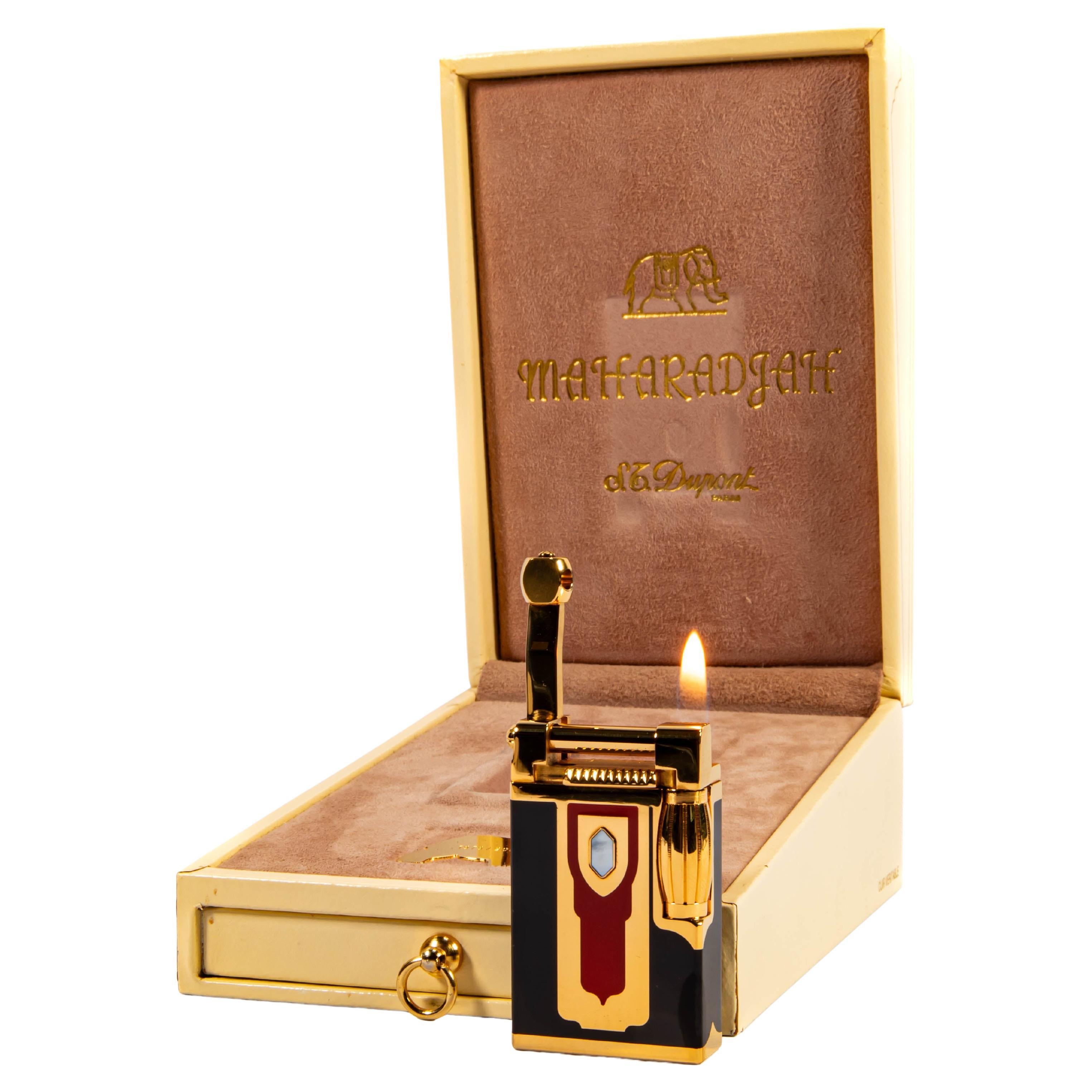 Vintage Limited Edition S.T. Dupont Maharadjah Lighter in Box 1996 1979/2000