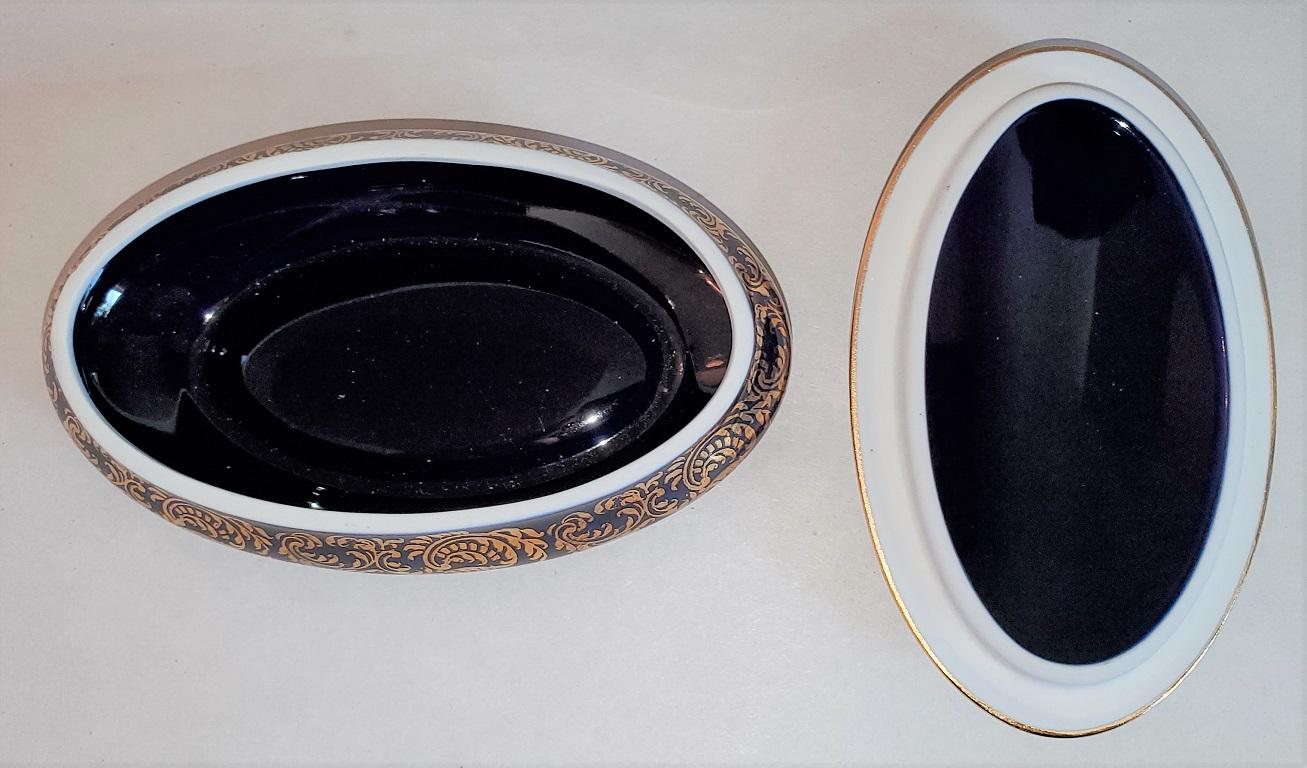 Vintage Limoges Castel 22Karat Gold Trinket Box at 1stDibs limoges