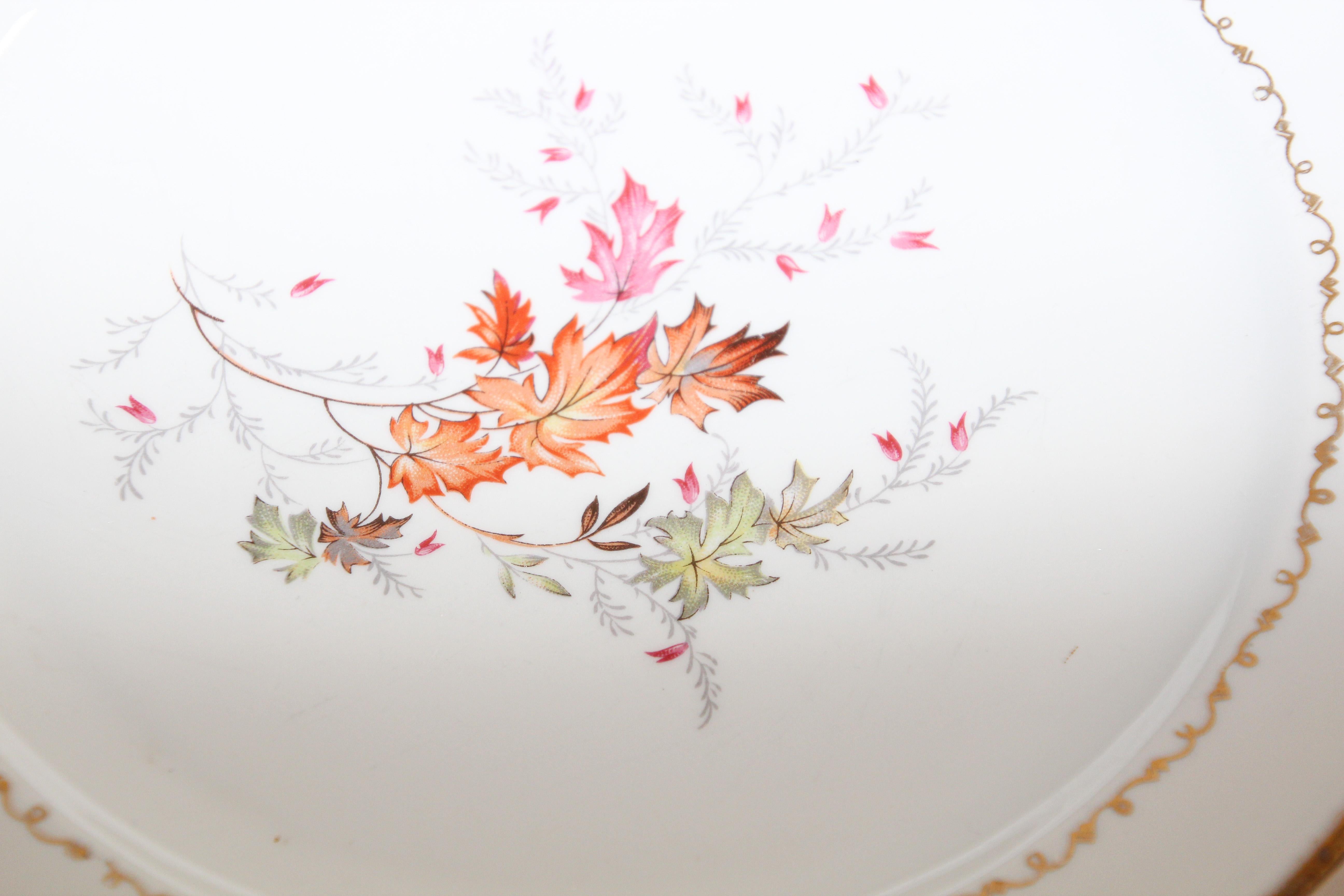 French Provincial Vintage Limoges Collectible Plate Handmade in France For Sale