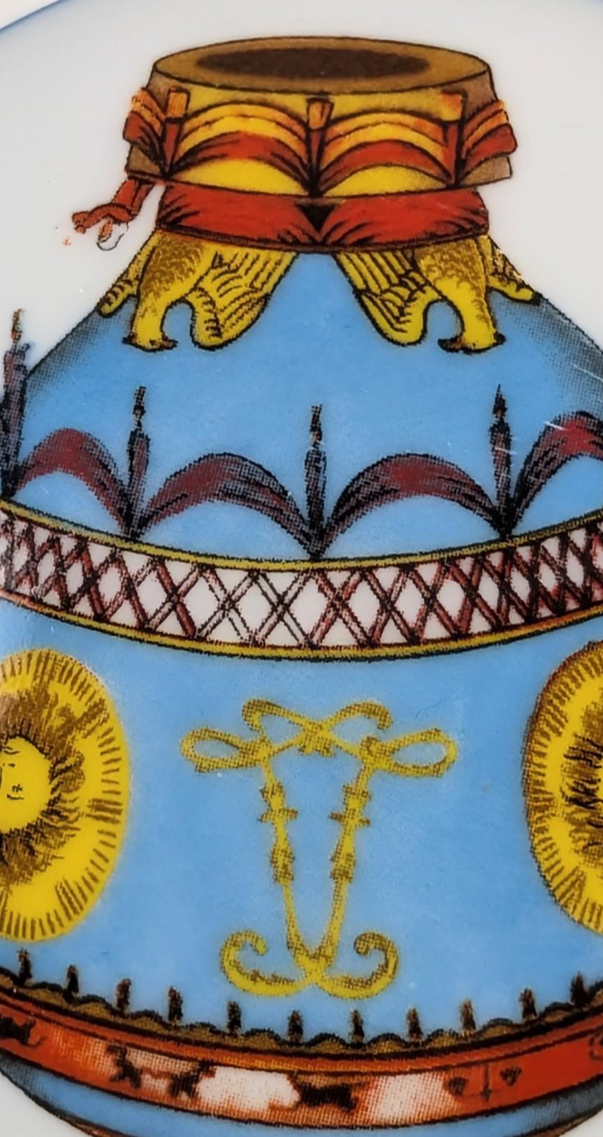 Émail Boîte à bijoux vintage de Limoges France avec ballon d'aviation en vente