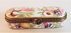 Vintage Limoges French Accents Trinket Box