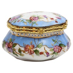 Vintage Limoges French Porcelain Table Box