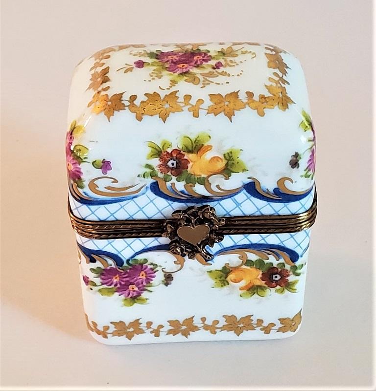 Beaux Arts Vintage Limoges Perfume Box with Bottles