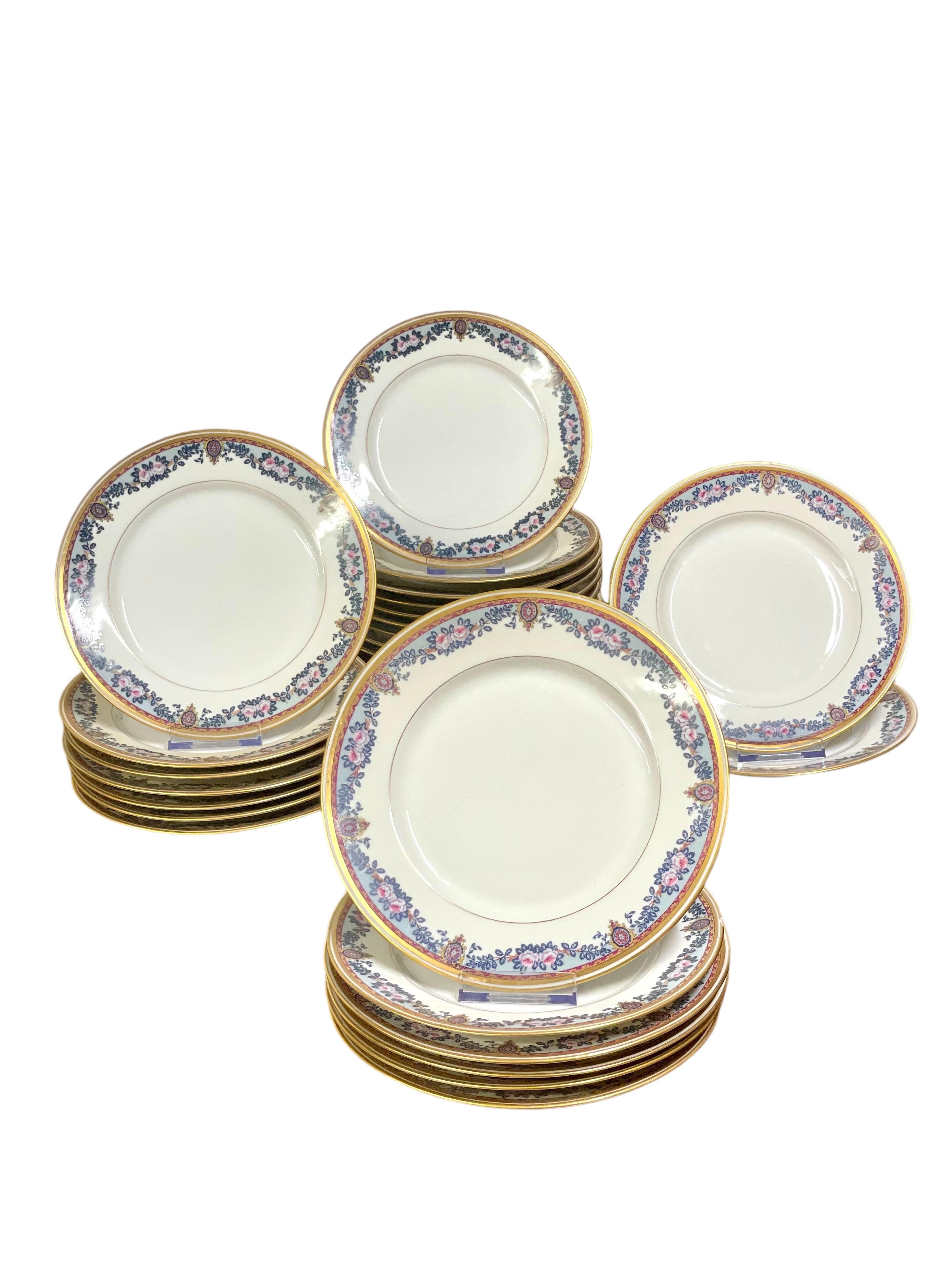 Vajilla de porcelana Limoges Vintage - 80 piezas en venta 5