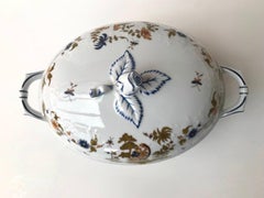 Vintage Limoges Porcelain Soup Tureen and Large Serving Plate,  France