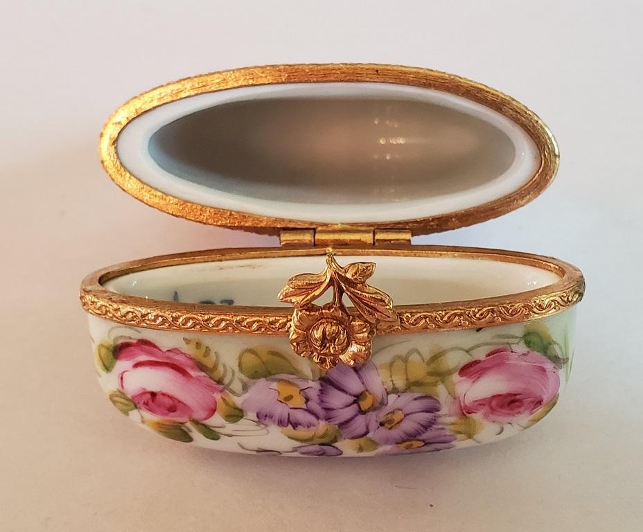 20th Century Vintage Limoges Purse Shaped Box