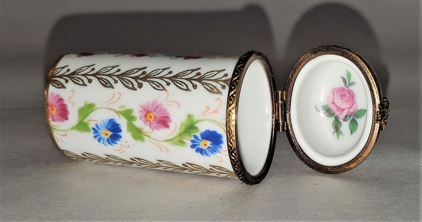 Vintage Limoges Tall Ring Box 2
