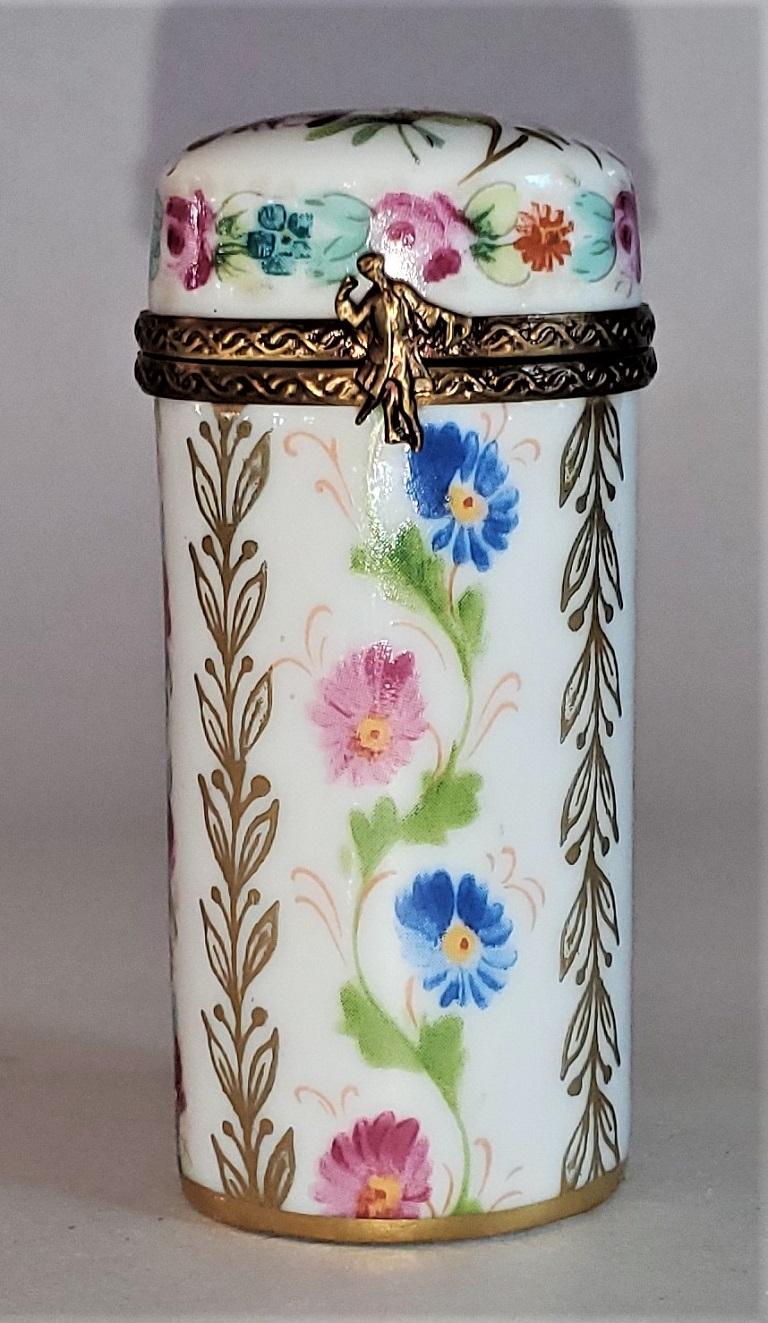 Beaux Arts Vintage Limoges Tall Ring Box