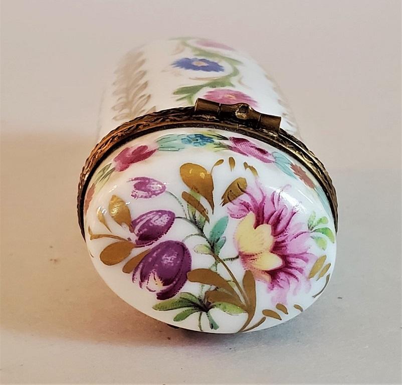 20th Century Vintage Limoges Tall Ring Box