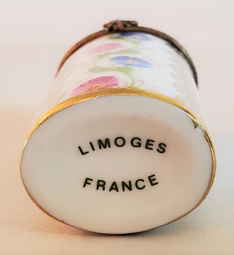 Porcelain Vintage Limoges Tall Ring Box