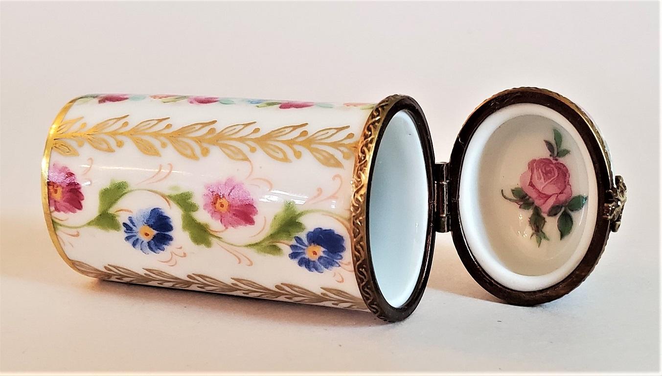 Vintage Limoges Tall Ring Box 1