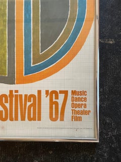 Vintage Lincoln Center Festival '67 Lithograph