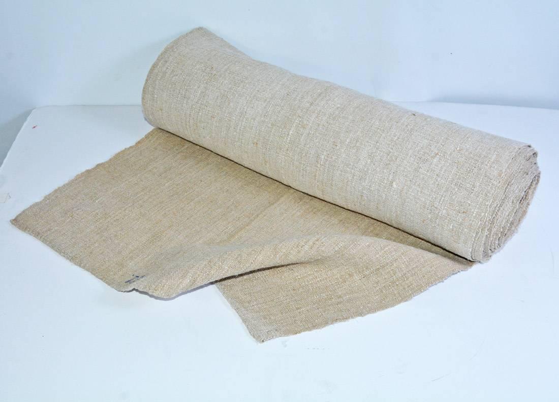 This vintage English grain sack linen textile fabric is in excellent condition! Beautifully woven rustic look makes it a brilliant fit for any country style or farmhouse decor. 23.5