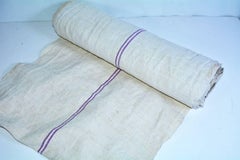 Vintage Linen Grain Sack Fabric