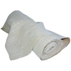 Antique Linen Grain Sack Fabric