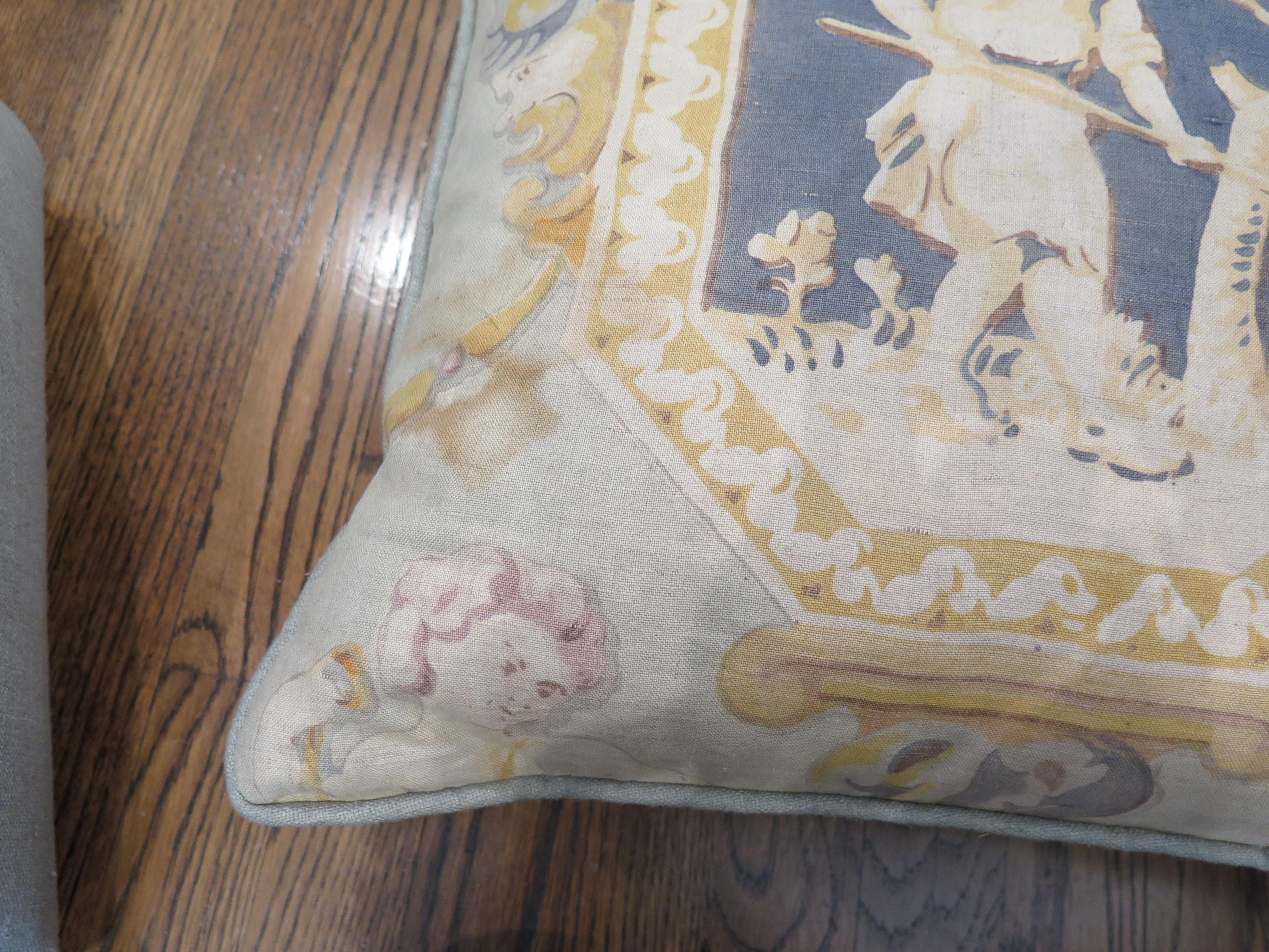 Vintage Linen Panel Pillows 4