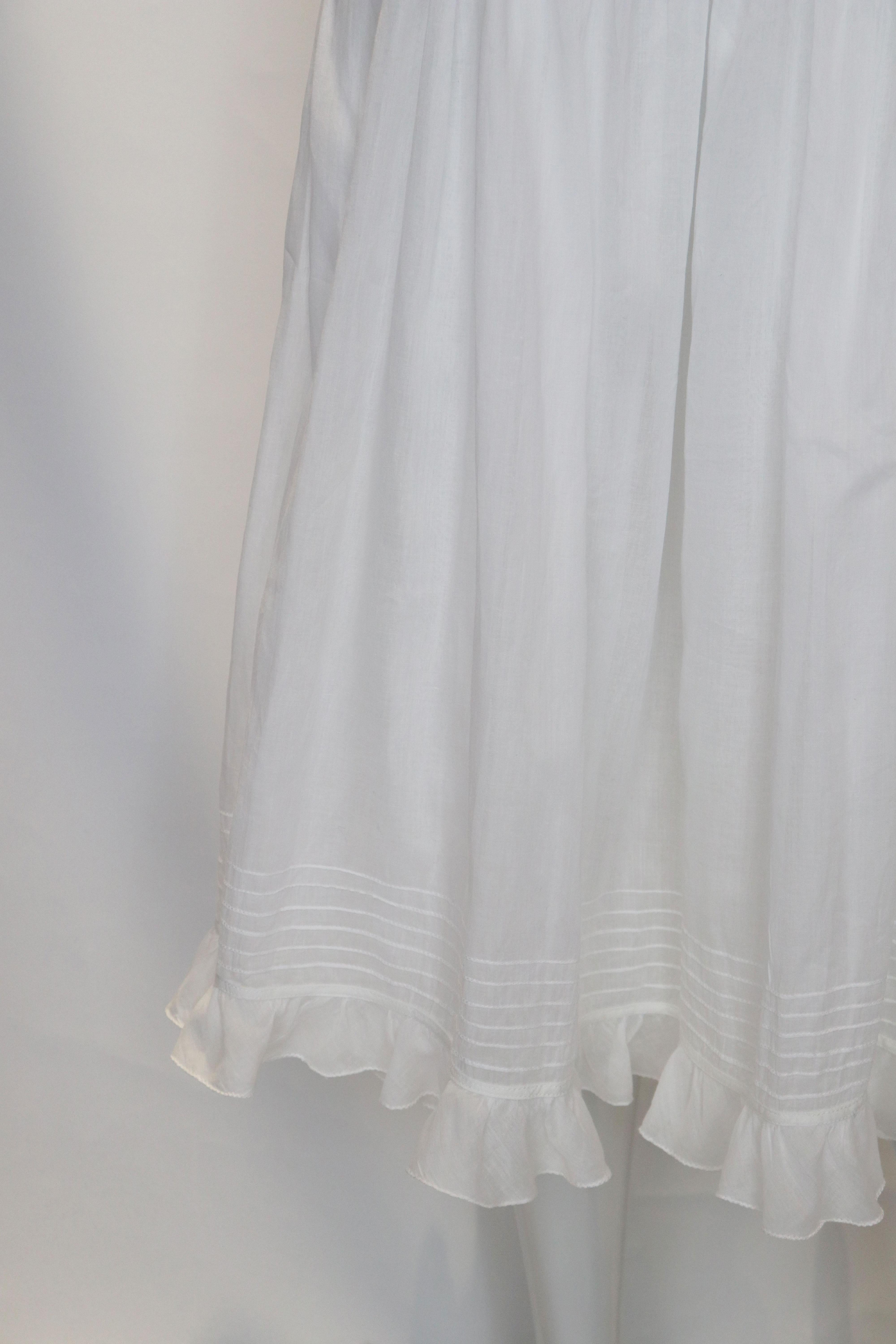 Vintage Linen Skirt by Milena Francesio For Sale 1