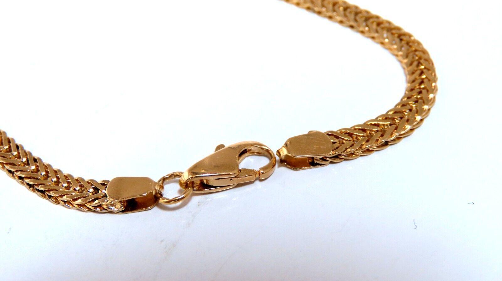 Vintage Link Bracelet 14kt Gold In New Condition For Sale In New York, NY