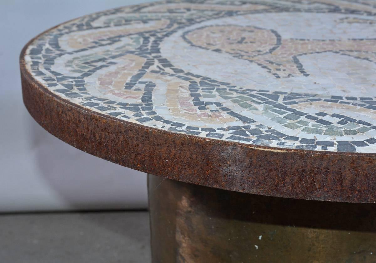 vintage mosaic coffee table