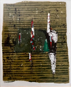 Vintage-Lithographie von Johnny Friedlaender, circa 1968