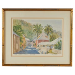 Vintage Lithograph of Bermuda by Mary Powell
