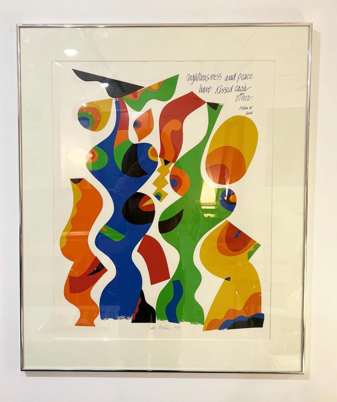 Vintage Lithograph Signed Sam Maitin and Numbered 62/75  In Good Condition In Brooklyn, NY