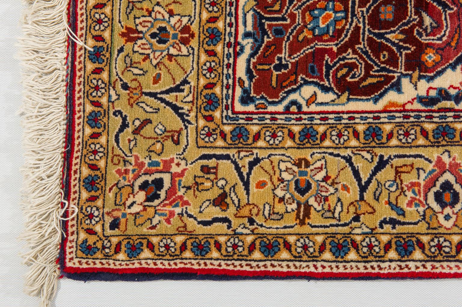 Hand-Knotted Vintage Little AGRA Carpet For Sale