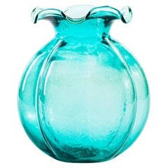 Vintage Little Glass Vase, Italy, 1950s