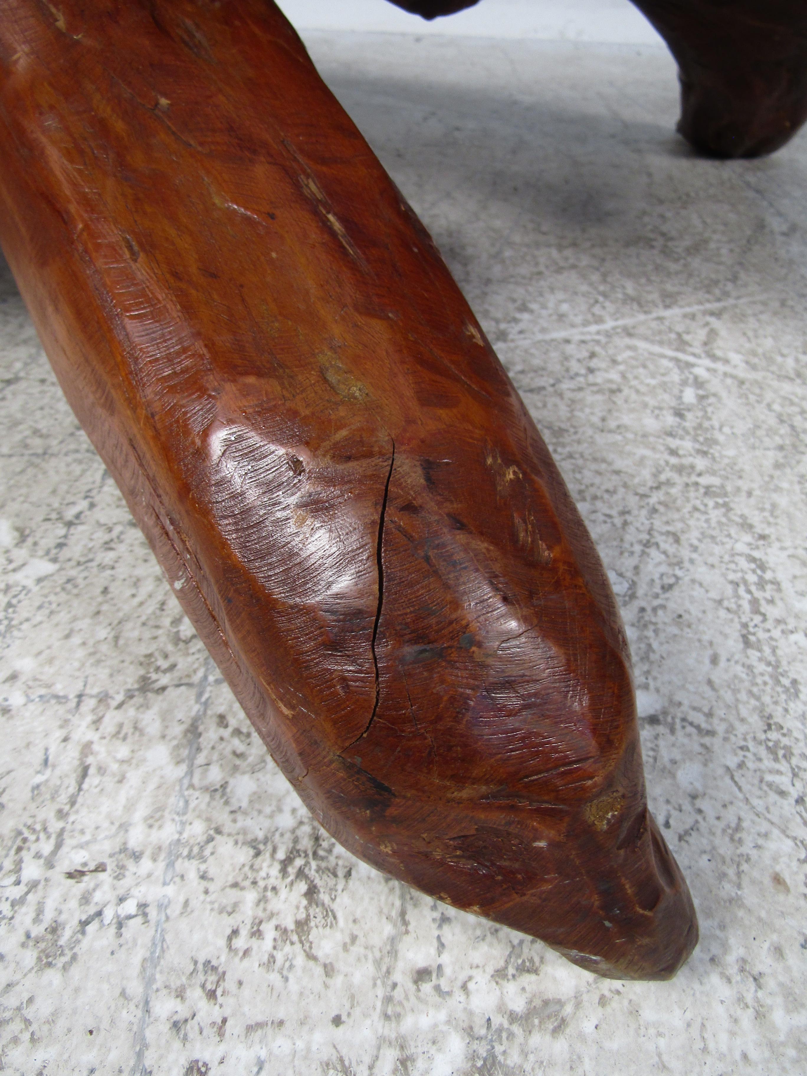 Table basse vintage Live-Edge en vente 3