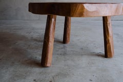 Vintage Live Edge Coffee Table from France, Circa 1960
