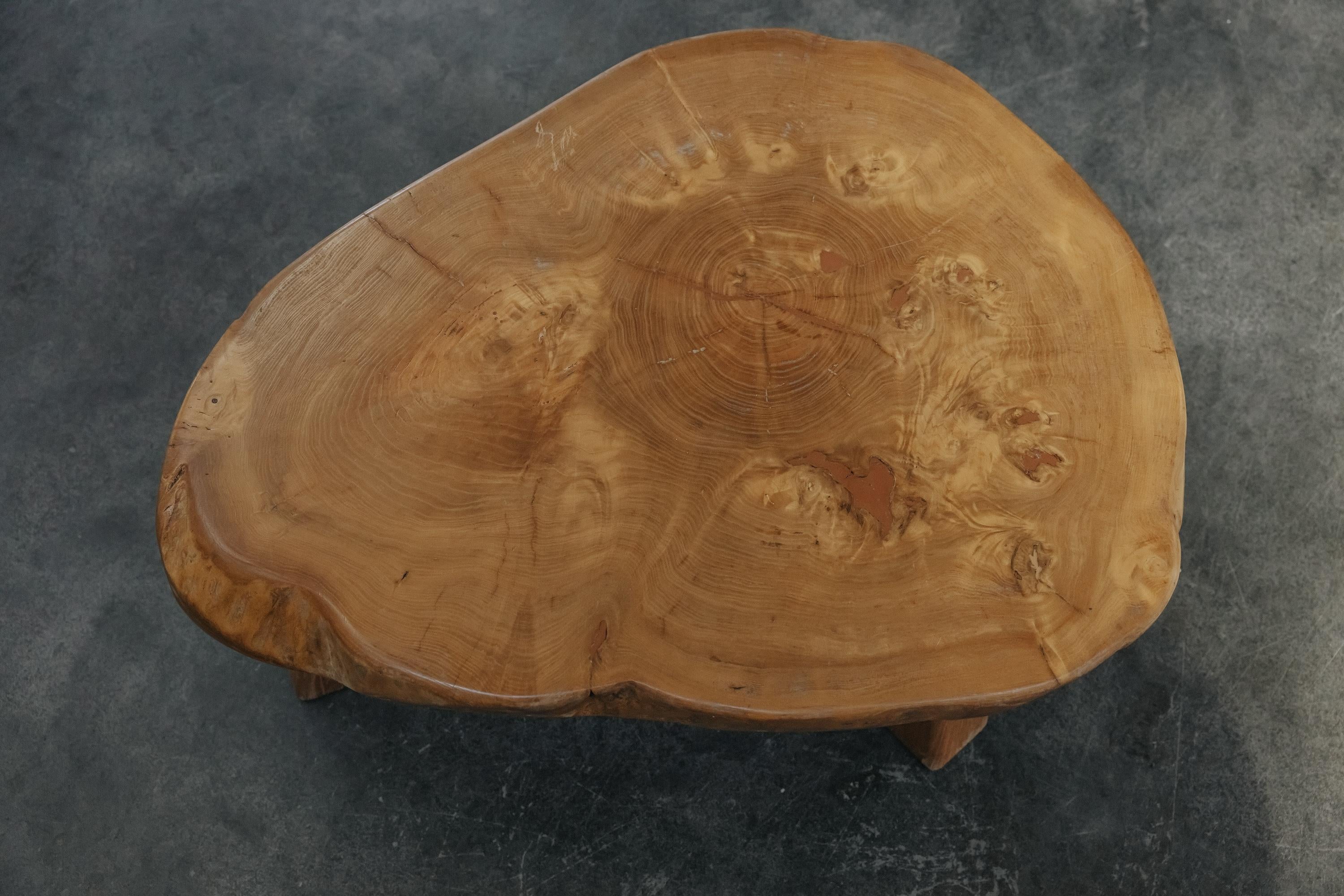 Européen Table basse vintage à bords vifs de France, vers 1960 en vente