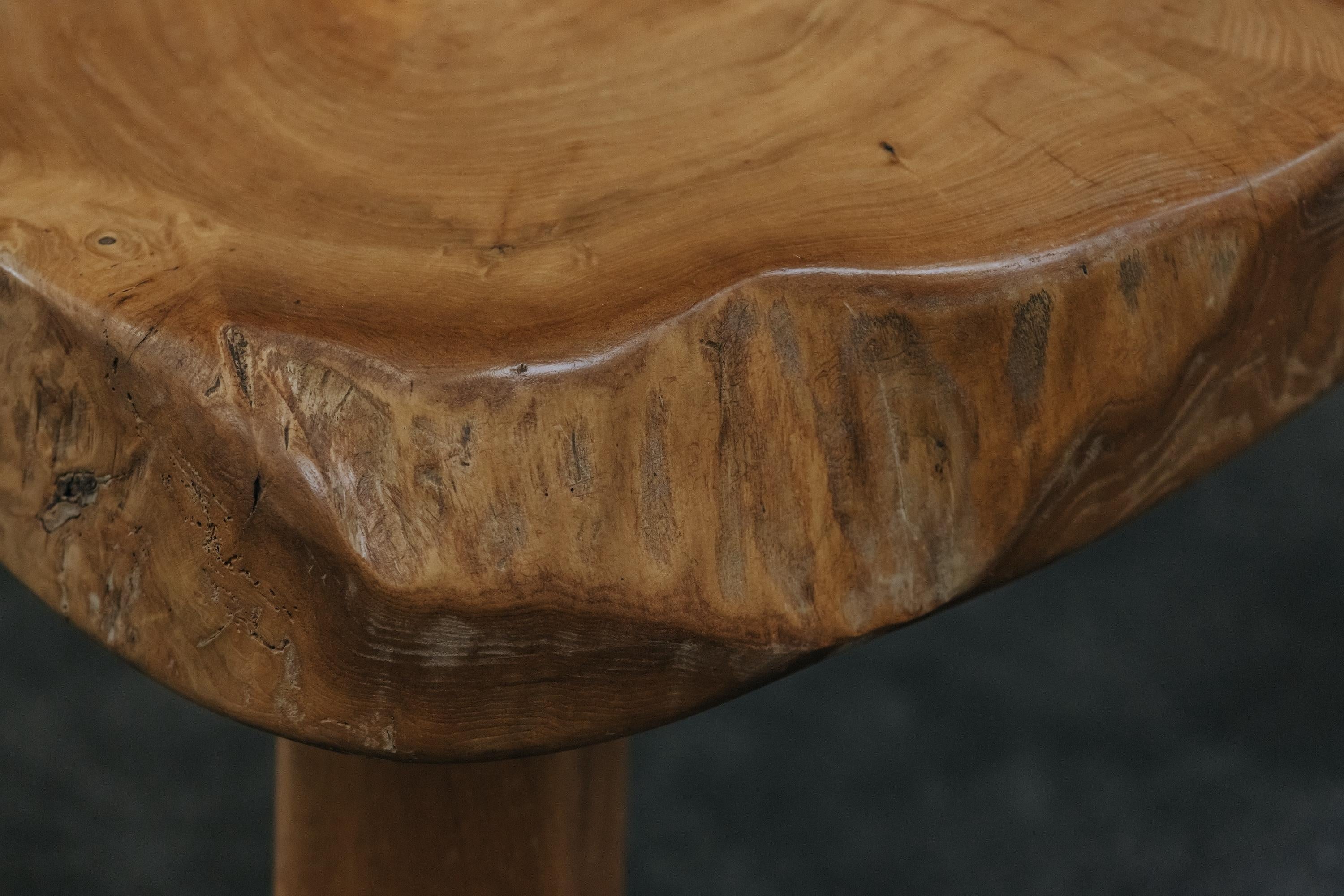 Table basse vintage à bords vifs de France, vers 1960 Bon état - En vente à Nashville, TN