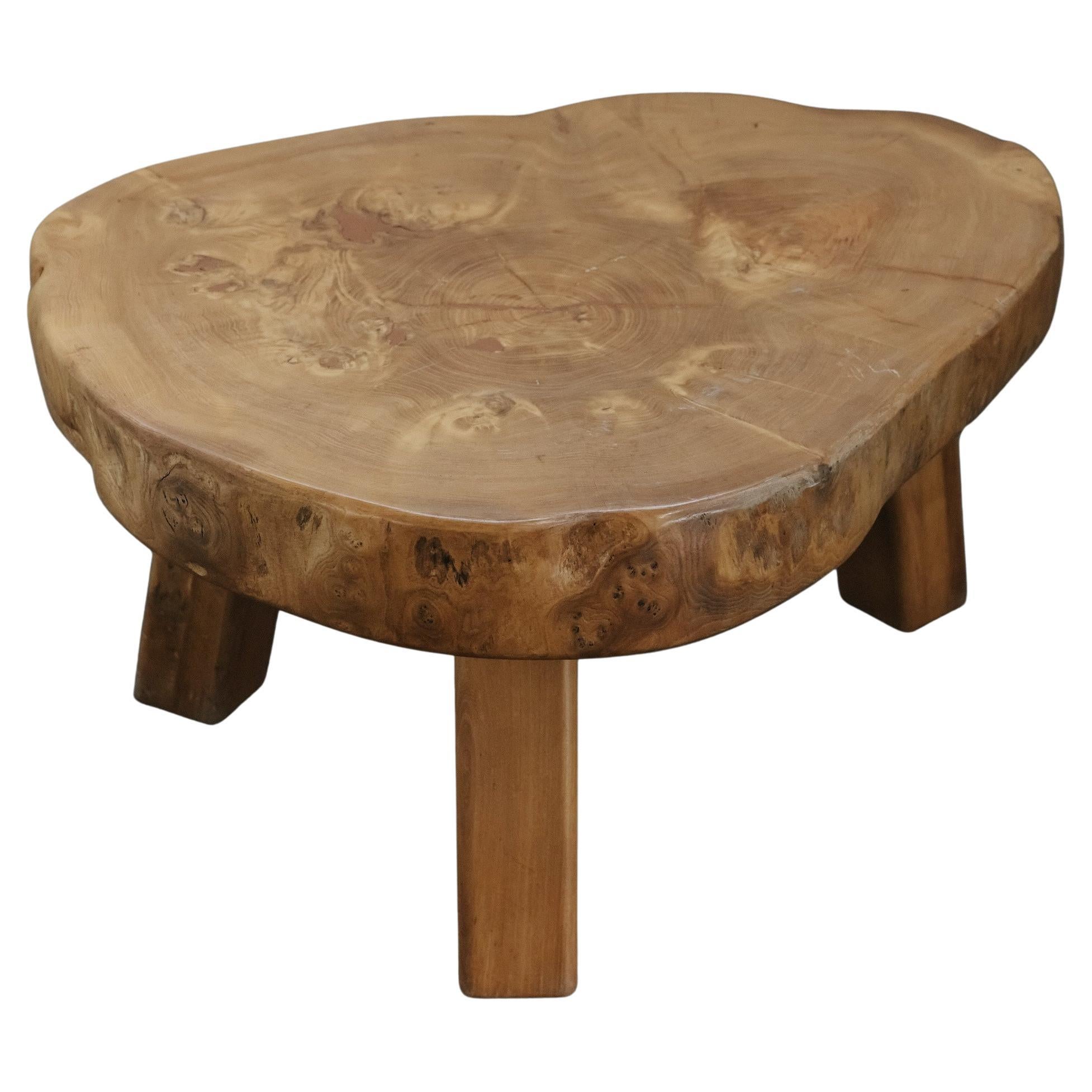 Mesa de centro vintage con bordes vivos, Francia, circa 1960
