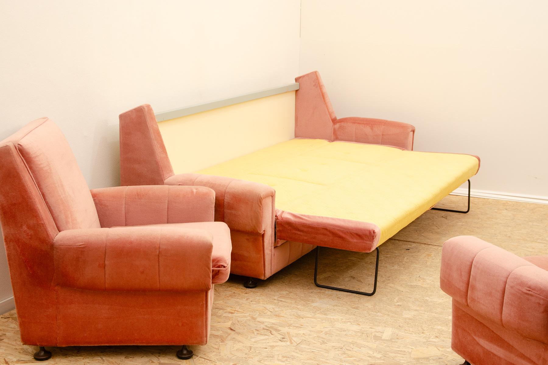 Vintage living room set by UP Závody, Europe, 1980´s, Central Europe For Sale 8