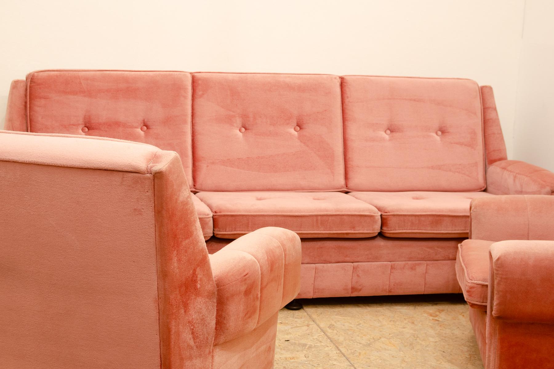 20th Century Vintage living room set by UP Závody, Europe, 1980´s, Central Europe For Sale
