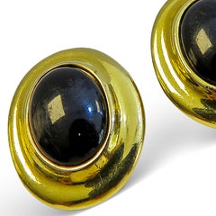 Vintage Liz Claiborne LCI Clip-On Earring 18 Karat Gold Plate