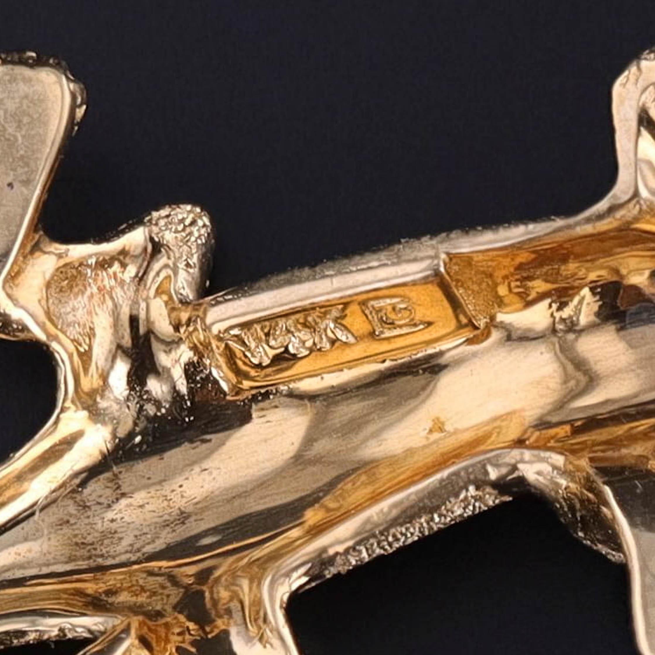 De las mujeres Colgante Lagarto Vintage de Oro de 14k en venta