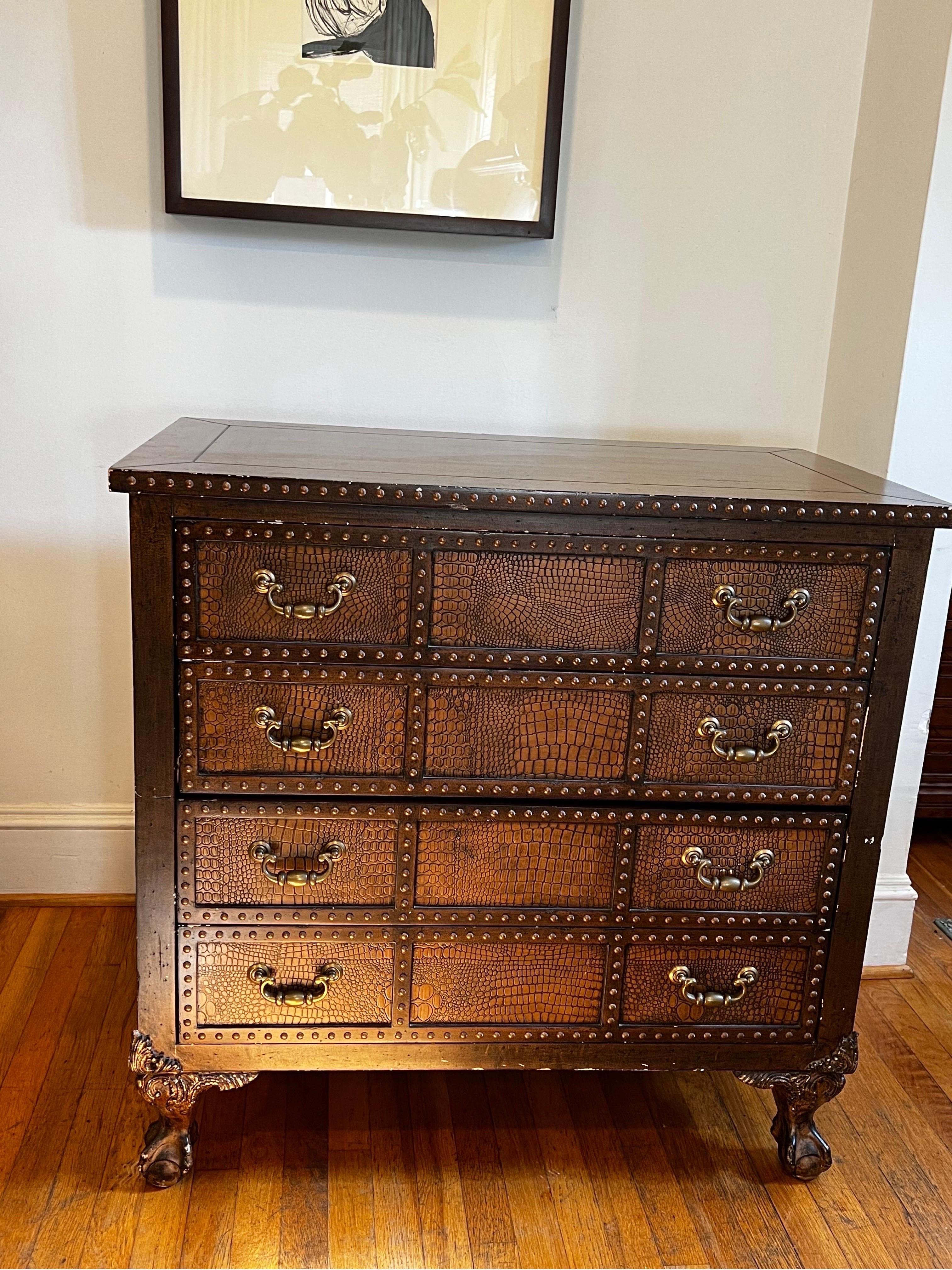 snake skin dresser