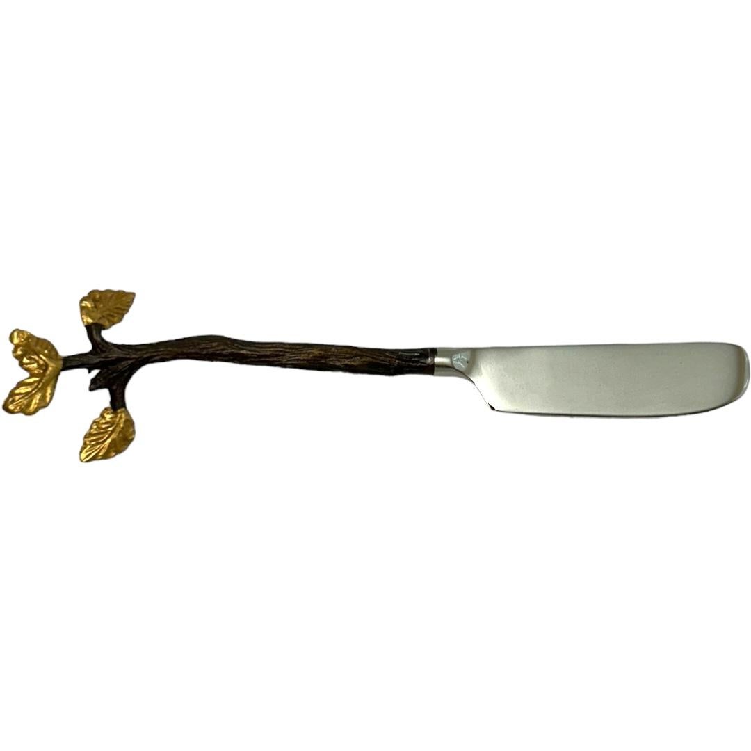 Elevate your next party or gathering with these elegant L’OBJET decorative cheese spreaders.  Crafted with exquisite attention to detail, these vintage pieces will transport your guests to a more refined era.  They are made of stainless steel with