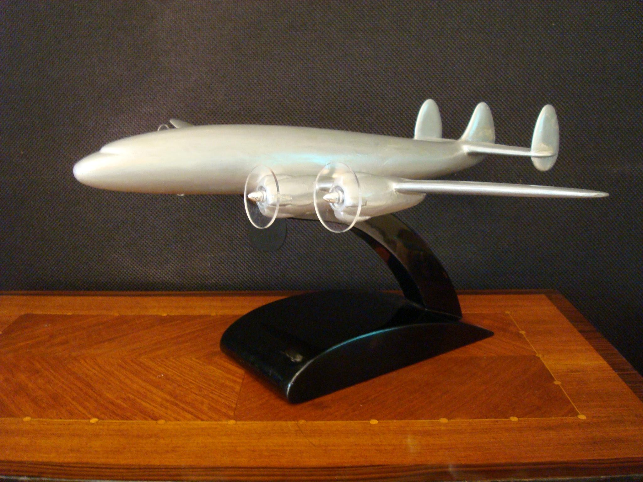 Modèle de bureau vintage d'avion Lockheed Constellation « Connie », États-Unis, années 1950 2