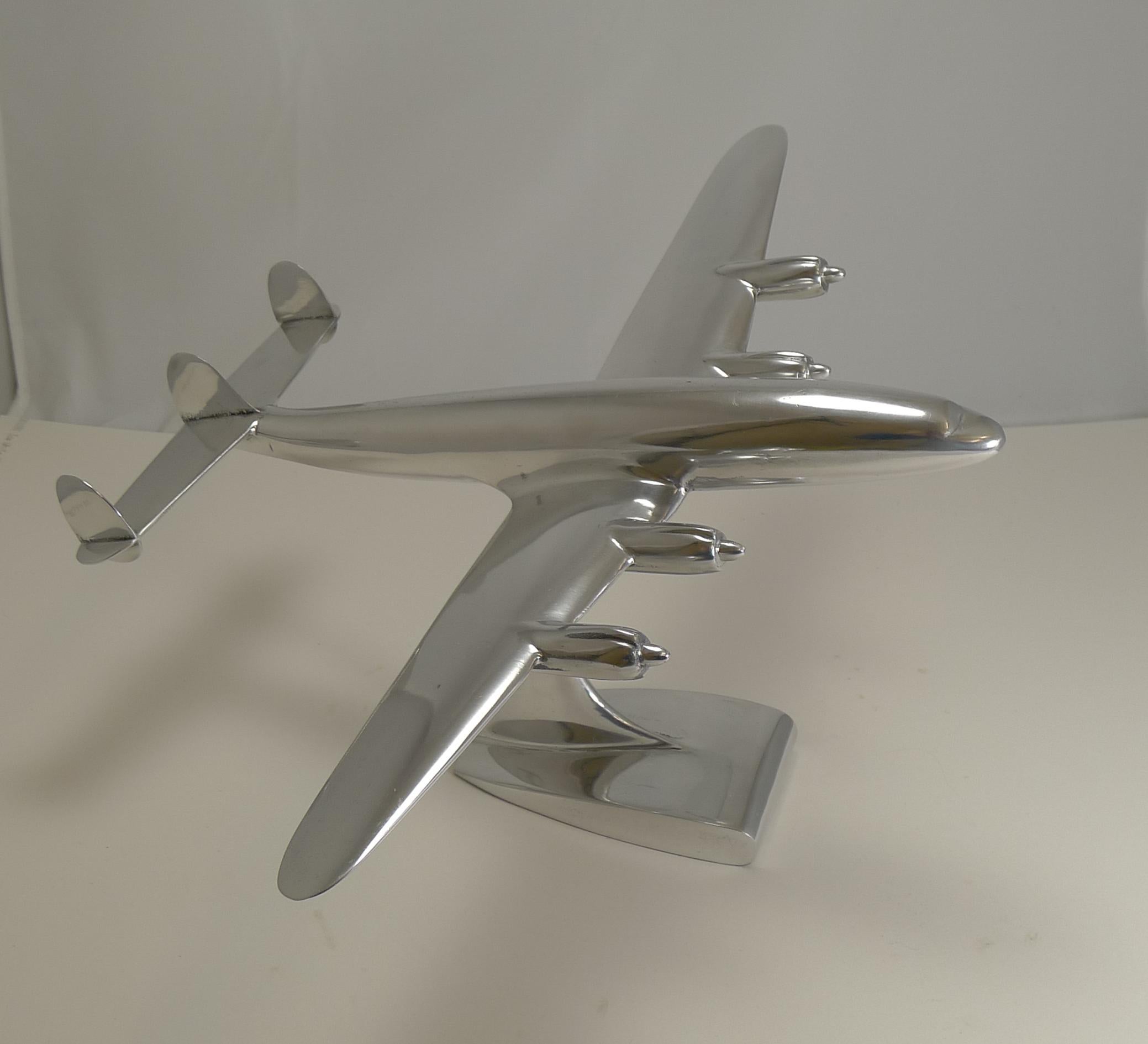 Mid-Century Modern Vintage Lockheed Constellation Plane Model, circa 1950