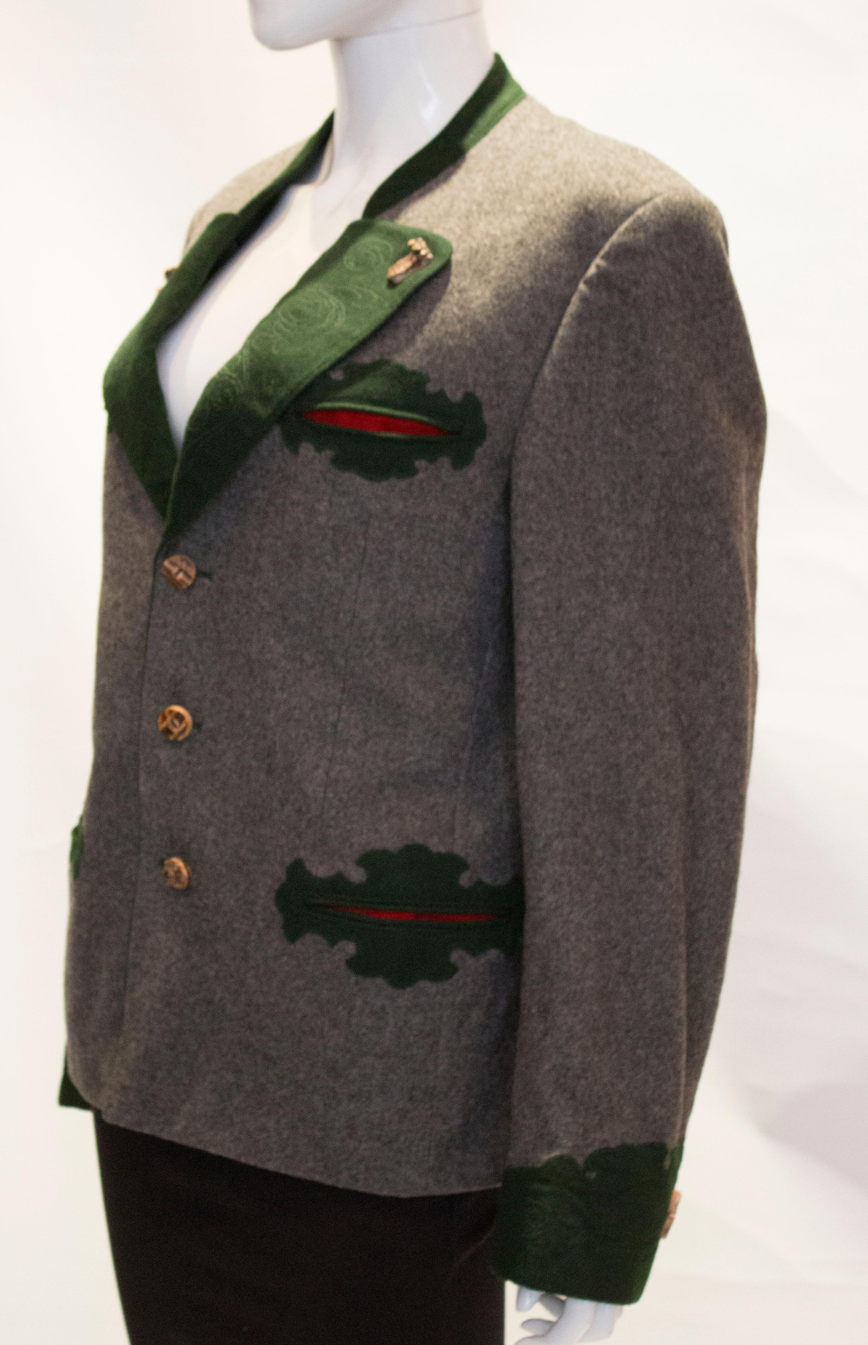 Loden-Jacke im Vintage-Stil  im Zustand „Gut“ im Angebot in London, GB