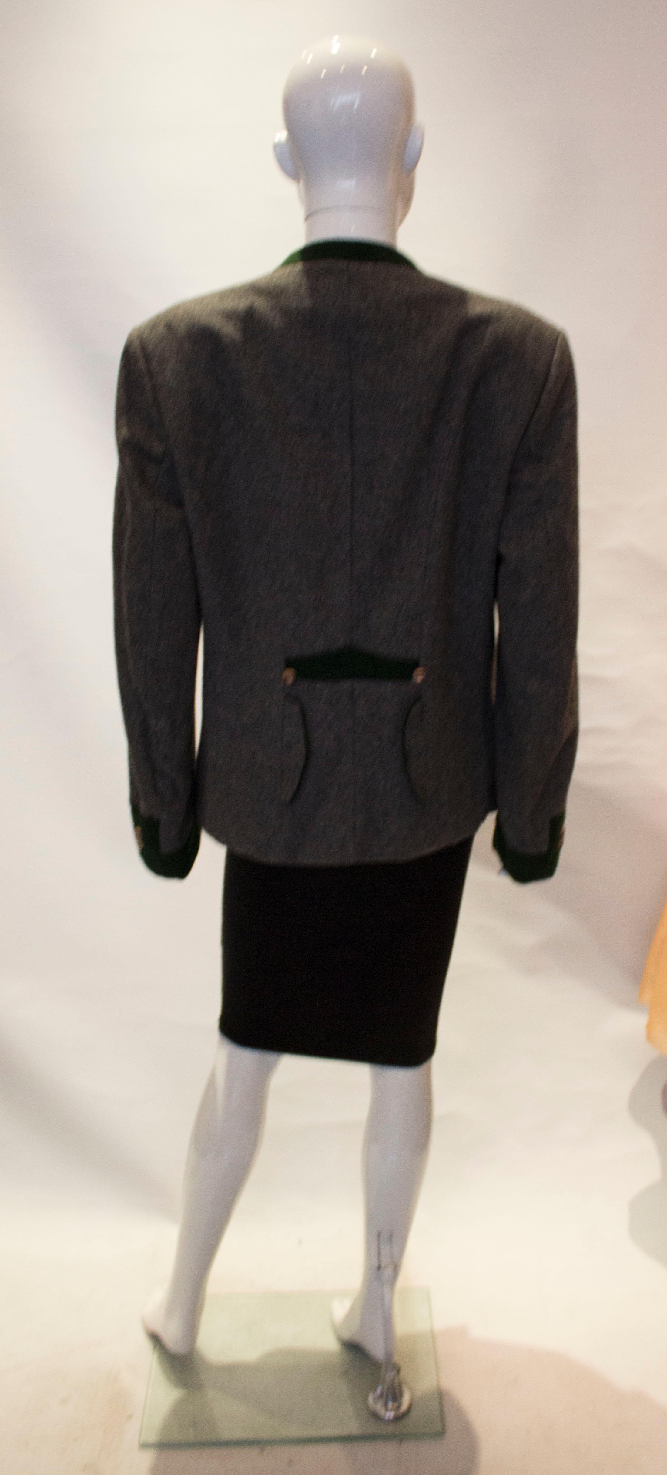 Loden-Jacke im Vintage-Stil  im Angebot 2