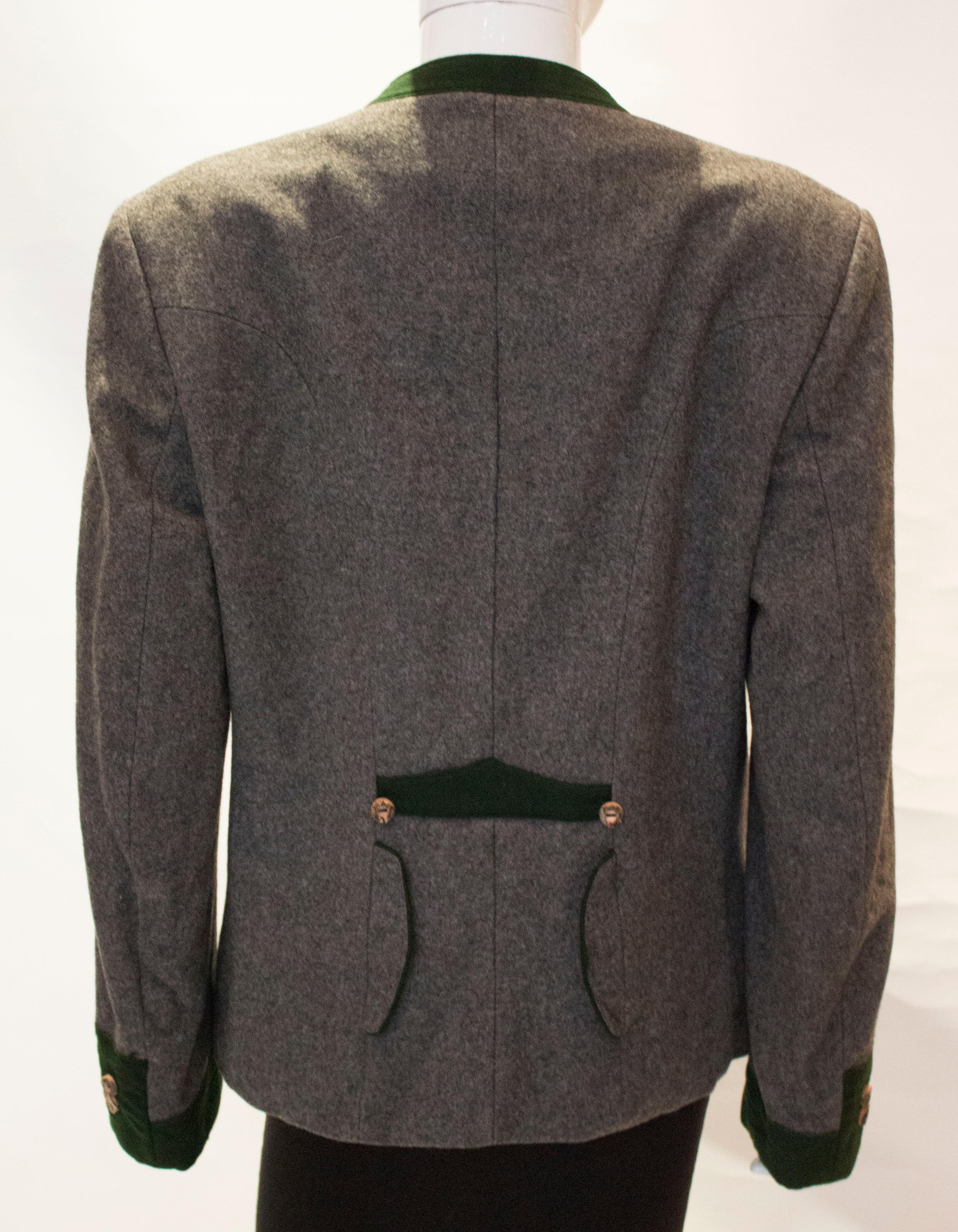 Loden-Jacke im Vintage-Stil  im Angebot 3