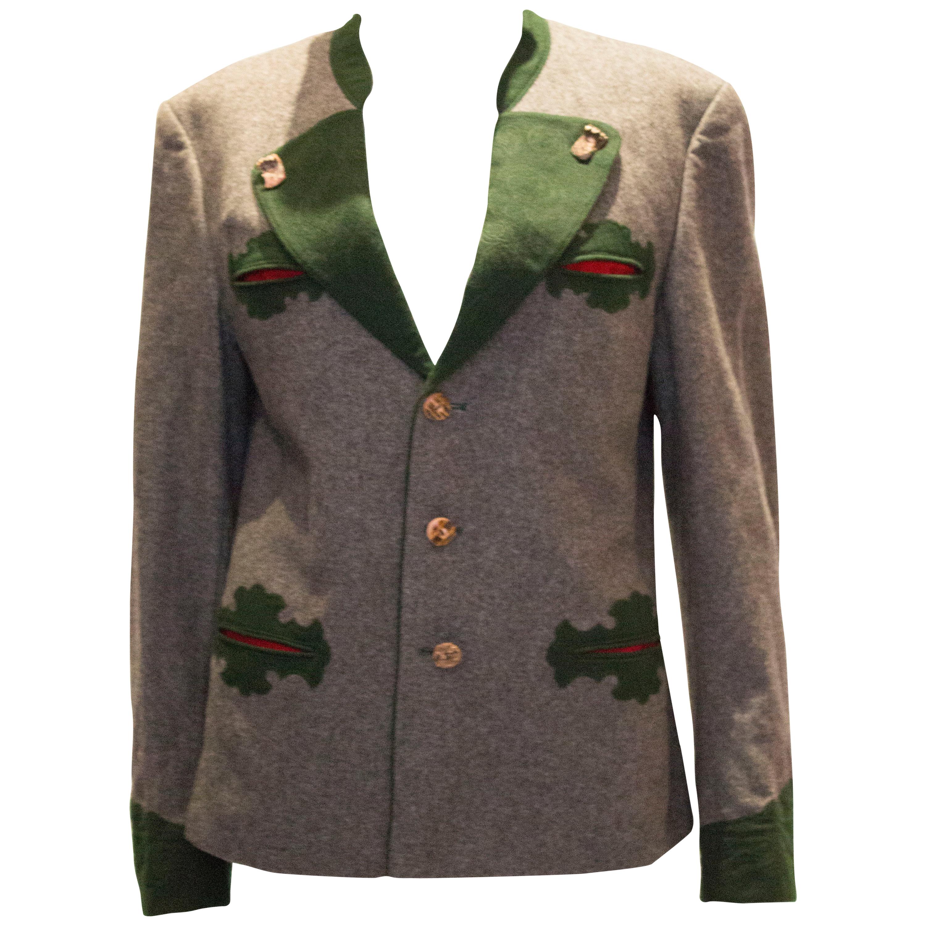 Loden-Jacke im Vintage-Stil  im Angebot