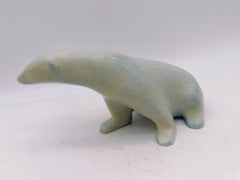 Vintage Loet Vanderveen Signed Bronze Polar Bear Sculpture Art Statue